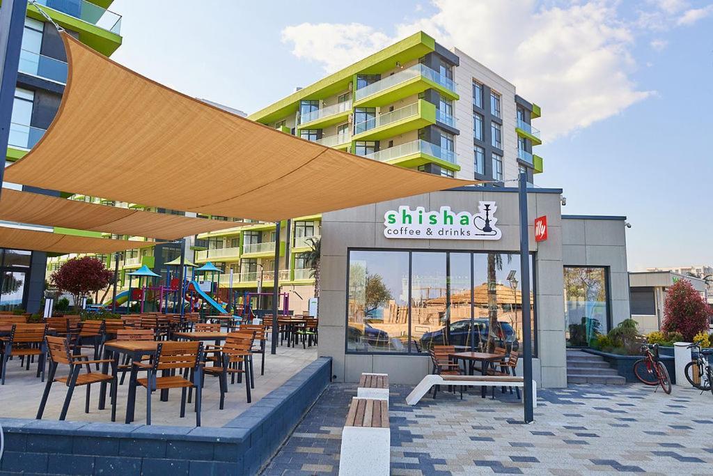 Aquamarin 2Bd Apt Spa N Pools Beach Resort Năvodari Buitenkant foto